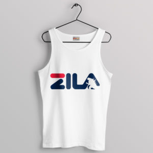 Burning Godzilla Monster Fila Tank Top