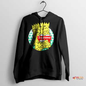 Cartoon Bart Guide to Life Black Hoodie