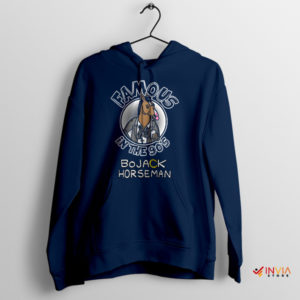 Cartoon Horse Famous Bojack Horseman Navy Hoodie
