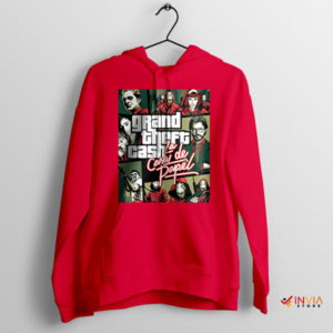 Casa de Papel Couture GTA 5 Game Red Hoodie