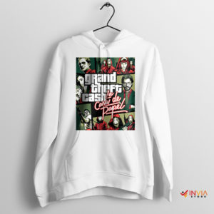 Casa de Papel Couture GTA 5 Game White Hoodie