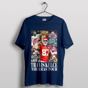 Chiefs Travis Kelce Eras Tour Navy T-Shirt