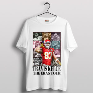 Chiefs Travis Kelce Eras Tour White T-Shirt