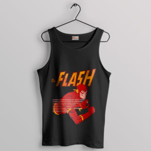Classic Speedster Lightning The Flash Black Tank Top