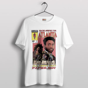 Comic Childish Gambino Paper Boi White T-Shirt