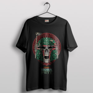 Cosmic Rebellion Skull Face Boba Fett T-Shirt