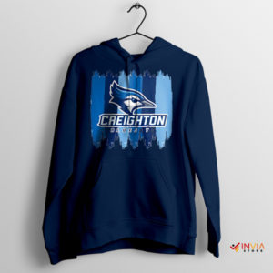 Creighton Bluejays Fight Song Navy Hoodie