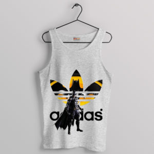 DC Comics Adidas Batman Dark Knight Sport Grey Tank Top