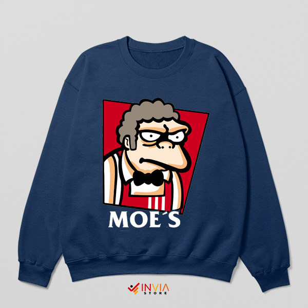 Dive into Delight Moe Szyslak KFC Navy Sweatshirt