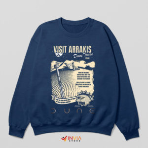 Dune Planet Expedition Arrakis Navy Sweatshirt