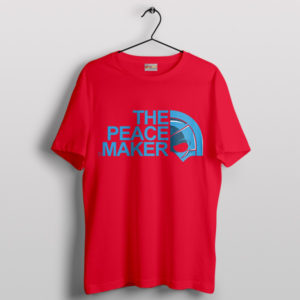 Exploring with Peacemaker North Face Red T-Shirt