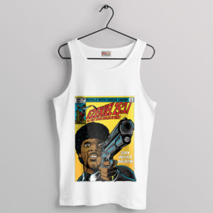 Ezekiel 2517 Gun Stuff Pulp Fiction White Tank Top