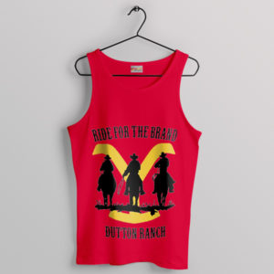 Family Yellowstone Dutton Ranch Red Tank Top