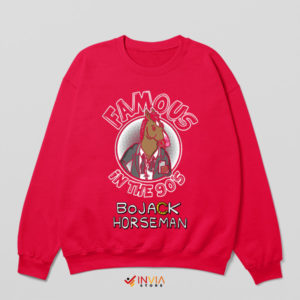 Famous Funny and Funky BoJack Red Sweatshirt
