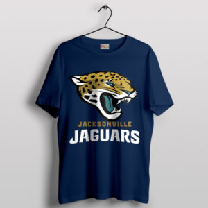 Fan Art Team Jax Jaguars Mascot Navy T-Shirt