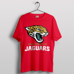 Fan Art Team Jax Jaguars Mascot Red T-Shirt