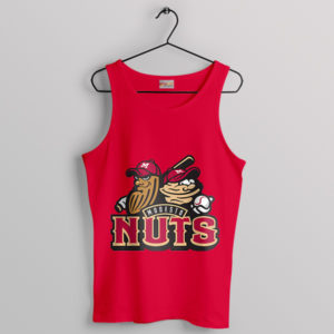 Fanwear Art Modesto Nuts Mascot Red Tank To