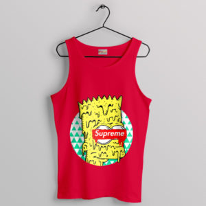 Fashion Cartoon Trippy Bart Tank Top