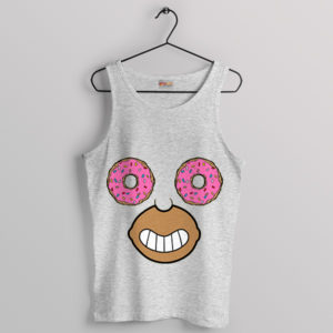 Fat Homer Face Donut Meme Sport Grey Tank Top