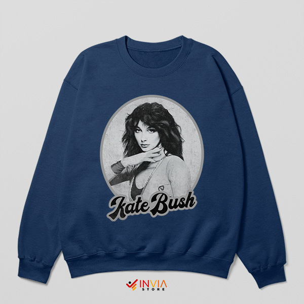 Feel the Music Vintage Kate Bush Navy Sweatshirt
