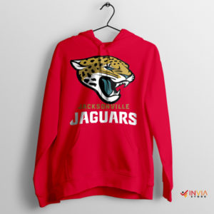 Football Jax Jaguars Mascot Merch Red Hoodie