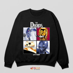 Force Awakens The Droids Black Sweatshirt