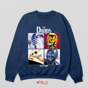 Force Awakens The Droids Navy Sweatshirt