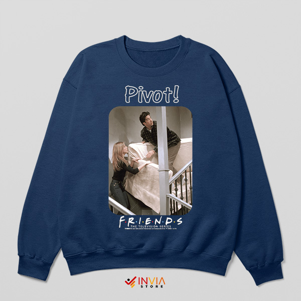 Friends TV Show Revival Pivot Scene Navy Sweatshirt