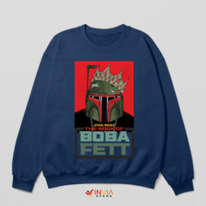 Galactic Rap Boba Fett Notorious Navy Sweatshirt