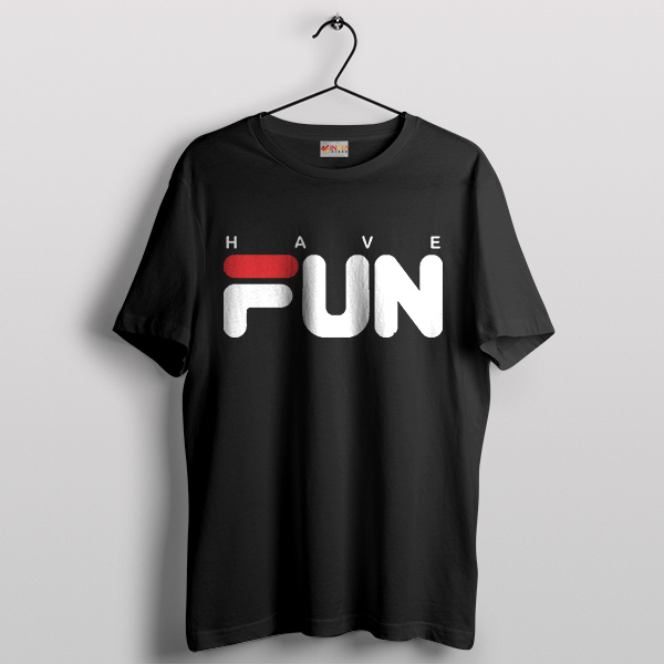 Go to Have Fun Fila Running Black T-Shirt