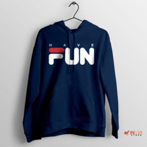 Good Luck Have Fun Fila Lifestyle Navy Hoodie