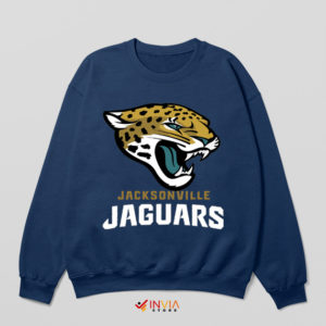 Graphic Art Jax Jaguars Team Navy Sweatshirt