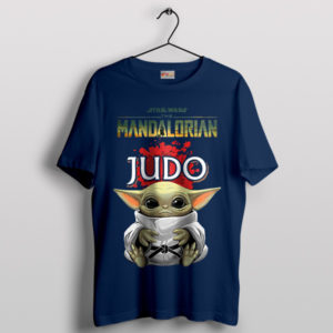 Grogu Baby Yoda Judo Belts Navy T-Shirt