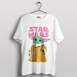 Grogu Cute The Mandalorian 3 White T-Shirt