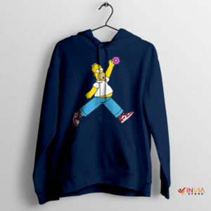 Homer's Sneakerhead Delight Air Jordan Navy Hoodie