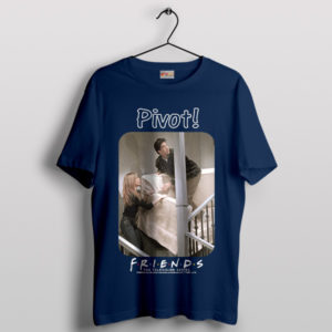 Iconic Pivot Moment Friends TV Series Navy T-Shirt