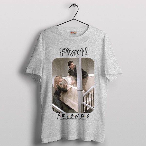 Iconic Pivot Moment Friends TV Series Sport Grey T-Shirt