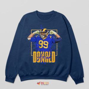 In Donald We Trust Los Angeles Rams Navy Sweatshirt