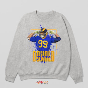In Donald We Trust Los Angeles Rams Sport Grey Sweatshirt