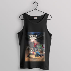 Journey Spidey Far From Home Black Tank Top
