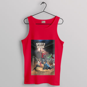 Journey Spidey Far From Home Red Tank Top