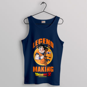 Legend Son Goku Super Saiyan God Navy Tank Top