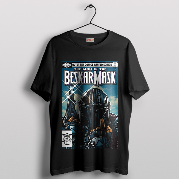 Legendary Beskar Warrior Mandalorian Black T-Shirt