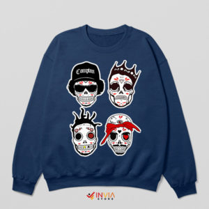 Legends Live Forever Death Rapper Navy Sweatshirt