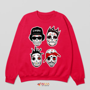 Legends Live Forever Death Rapper Red Sweatshirt