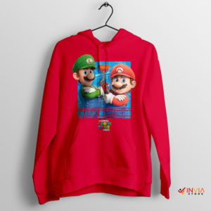 Legends Unite Super Mario Movie Bros Red Hoodie