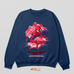 Love Into the Spiderverse 2 Navy Sweatshirt