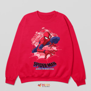 Love Into the Spiderverse 2 Red Sweatshirt