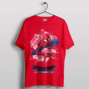Love Spider Man Spider Verse Red T-Shirt