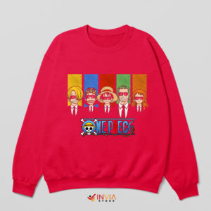 Luffy And Friends Reservoir Dogs Red Sweatshirt